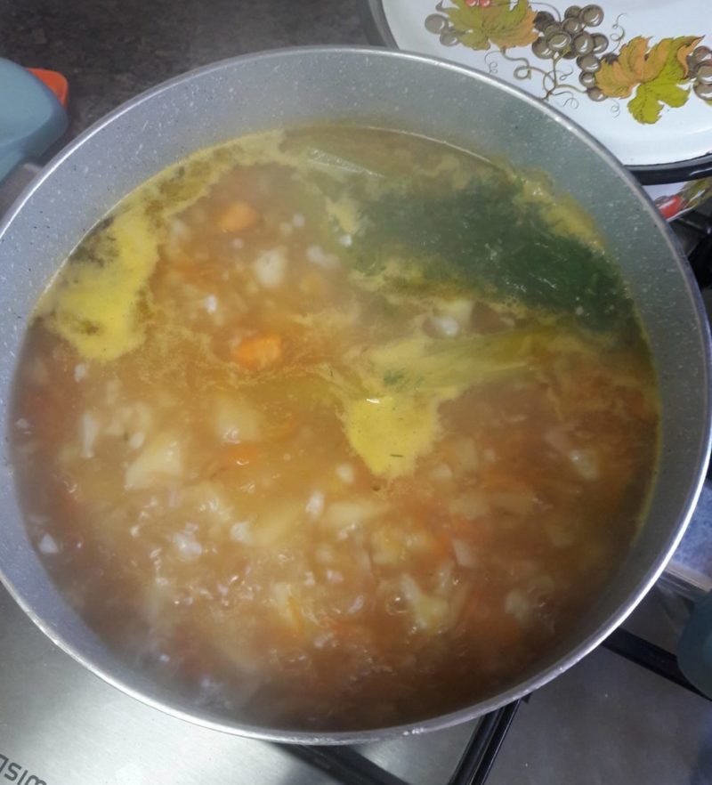 Простой овощной суп 4