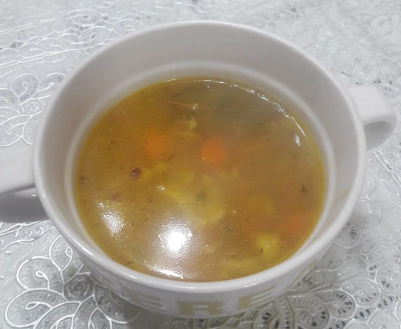 Простой овощной суп 5